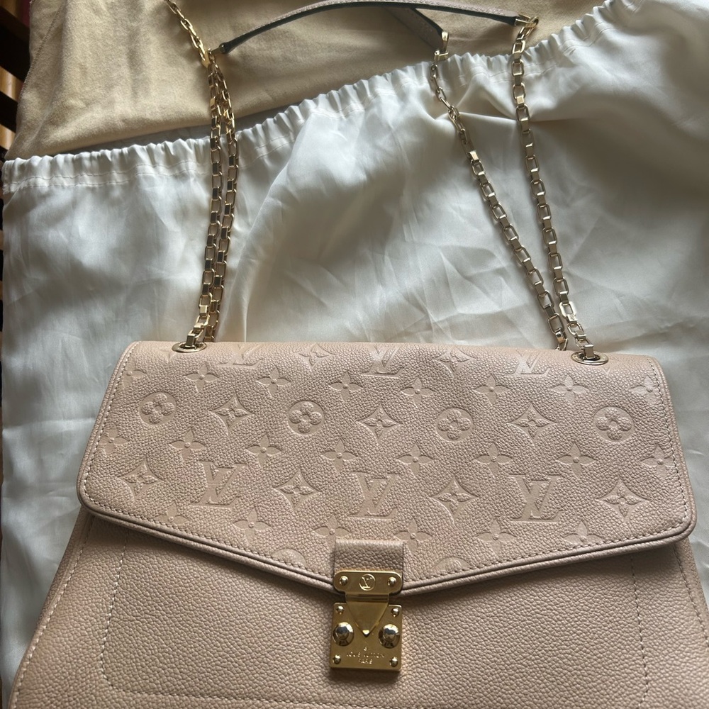 Louis Vuitton Beige Monogram Shoulder Bag